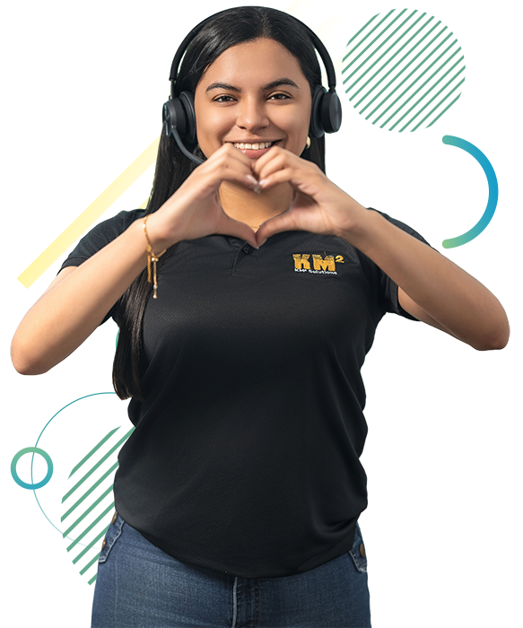 KM² Solutions Nearshore BPO contact center services