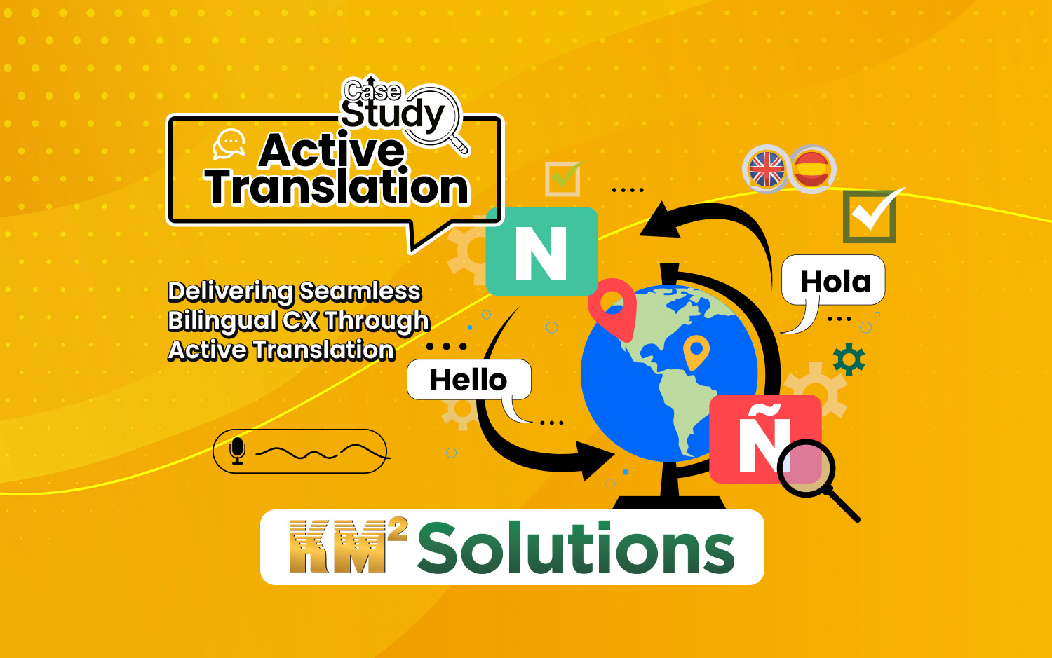 KM² Solutions Nearshore BPO contact center services