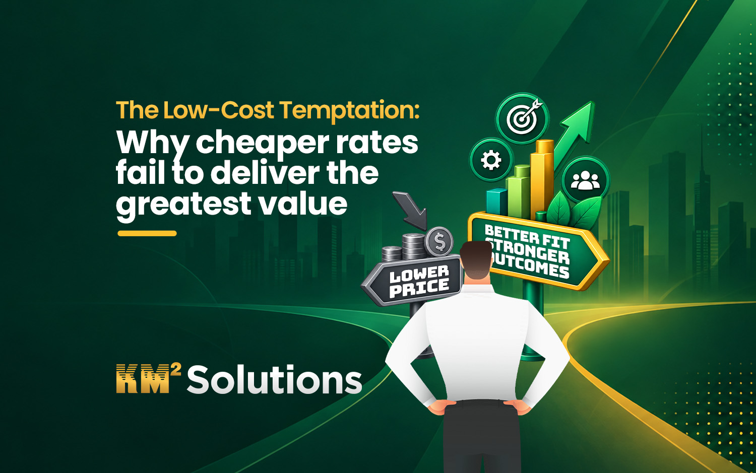 The Low-Cost Temptation: Rethinking the Role of Cost in Outsourcing Decisions KM² Solutions Nearshore BPO contact center services